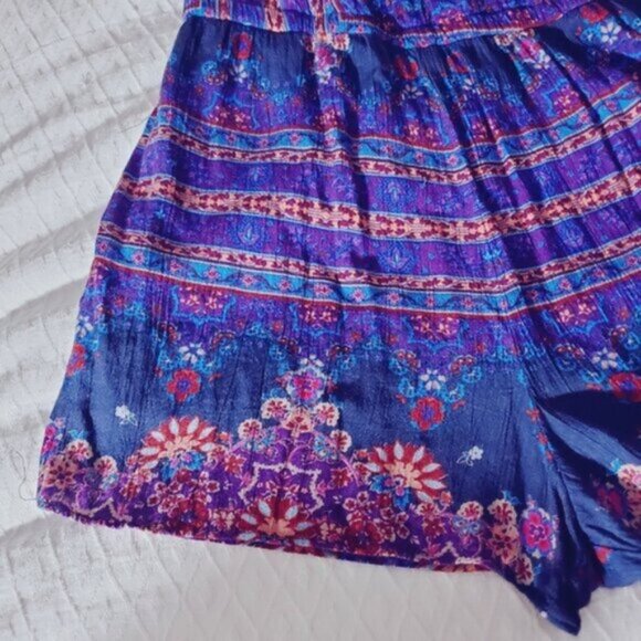 Vintage AEO Boho Bell Sleeved Romper Playsuit Short- XS - Picture 11 of 13